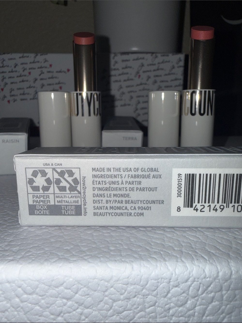 Beautycounter Sheer Genius Conditioning Lipstick Bundle Raisin Terra Petal - Picture 5 of 7